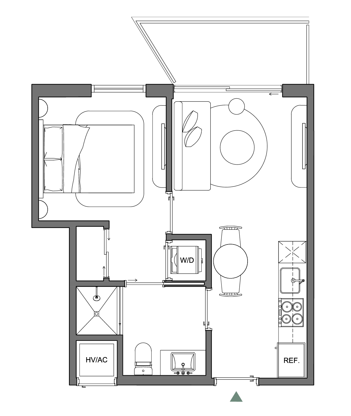Residence 03 (Levels 4–12) floor plan