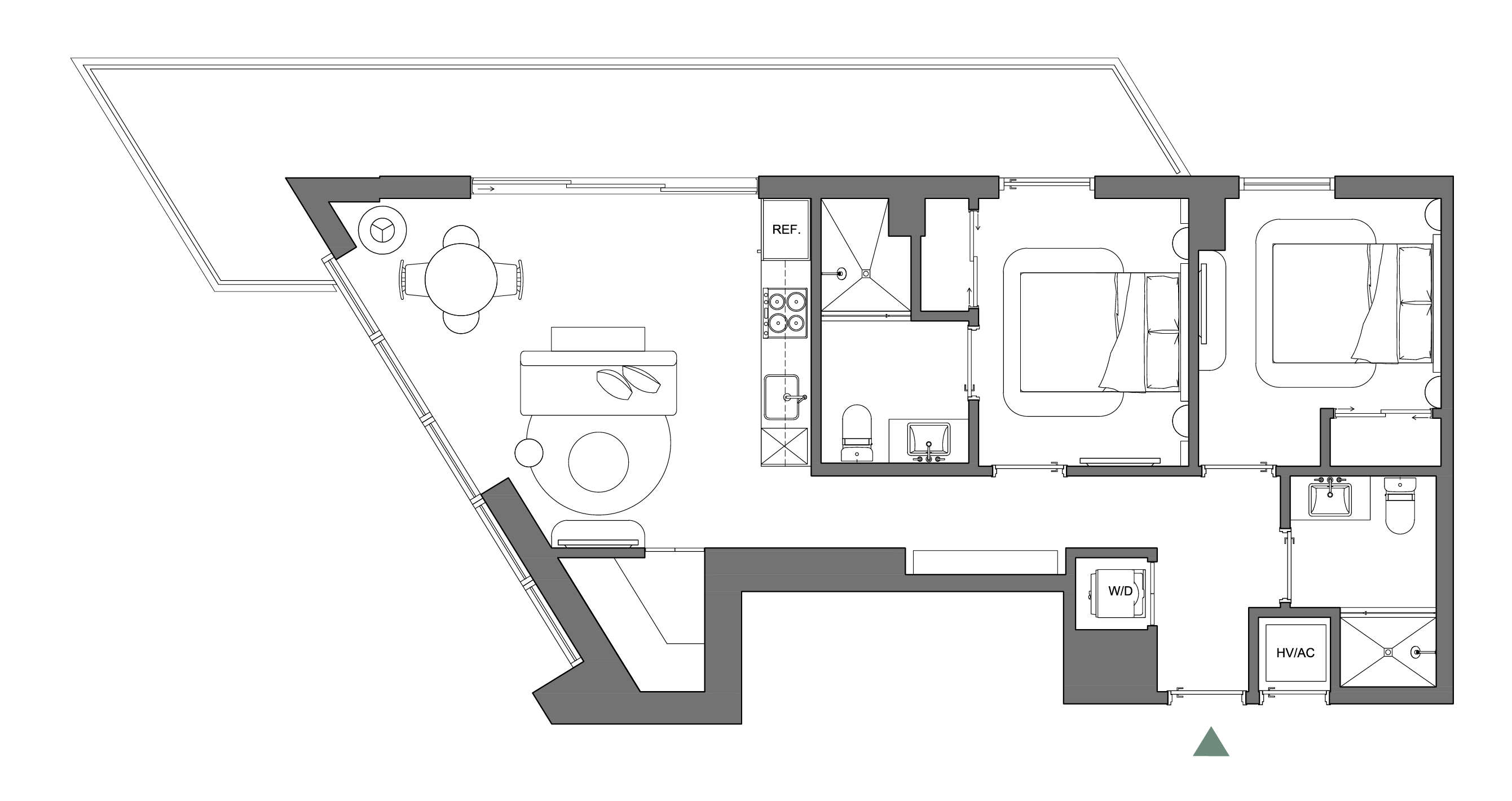 Residence 11 (Levels 4–12) floor plan
