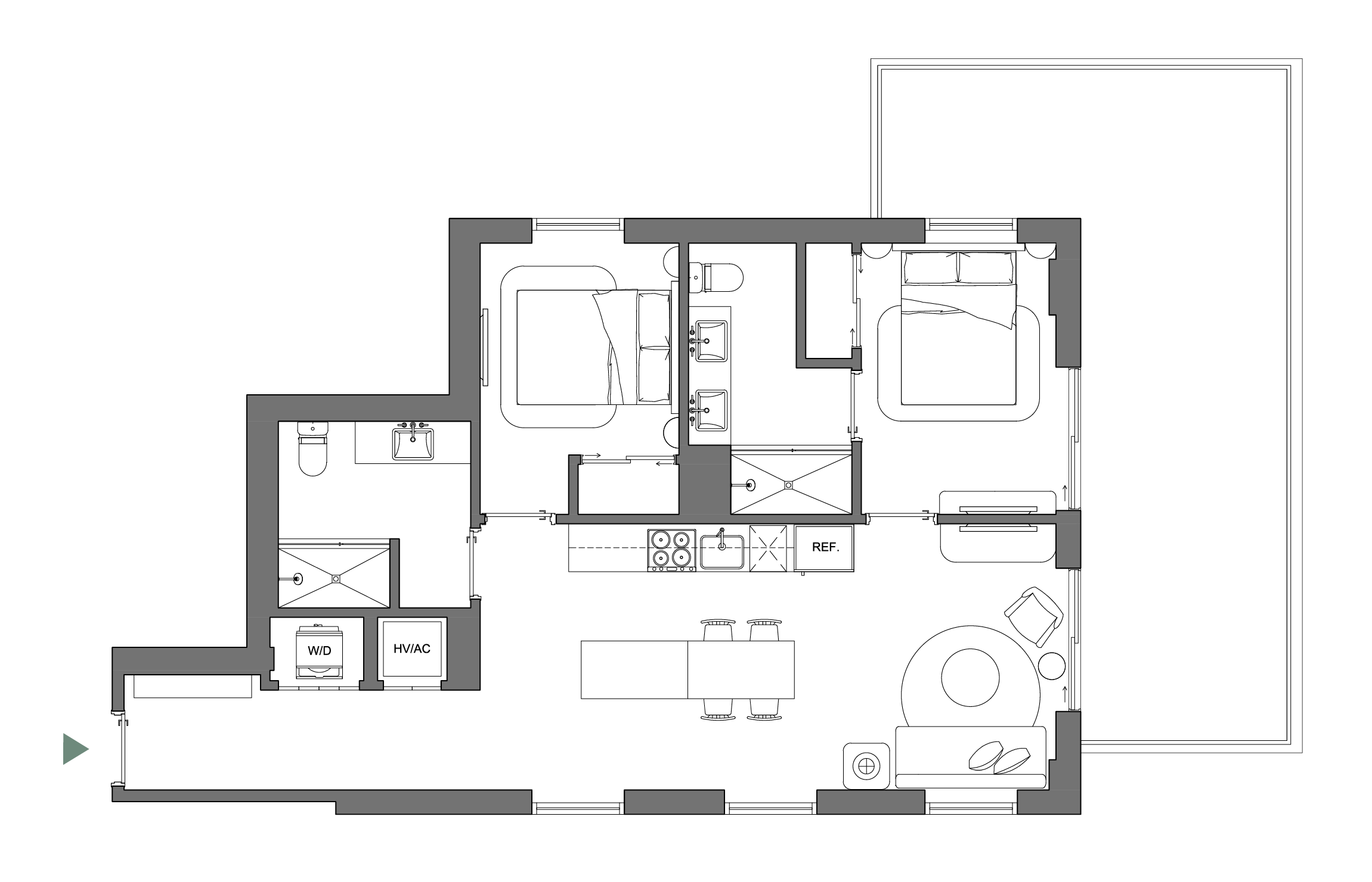 Penthouse 02 floor plan