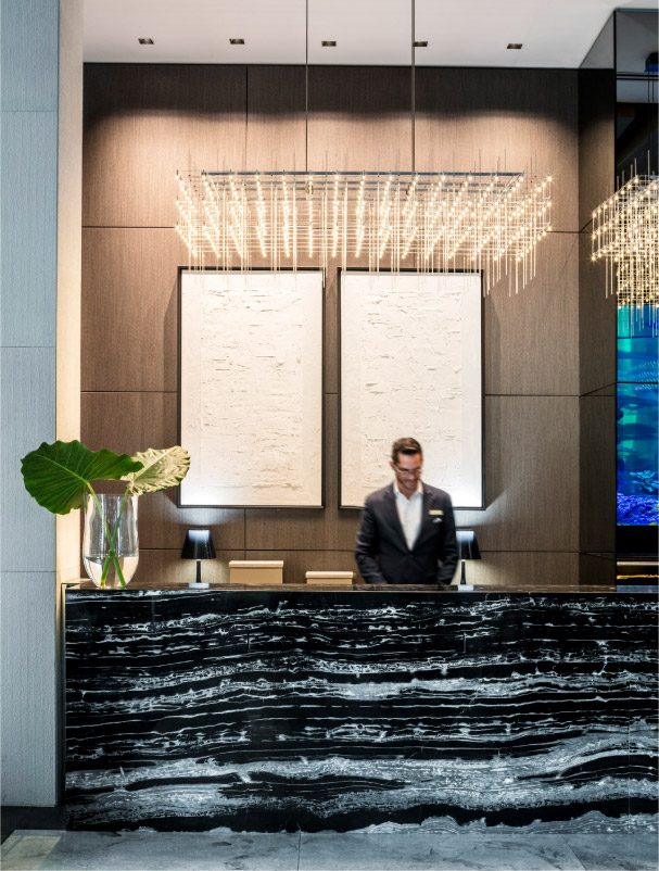 concierge at desk